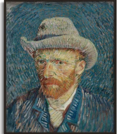 Flash Sale Autoportrait au chapeau de feutre gris - Vincent Van Gogh Van Gogh