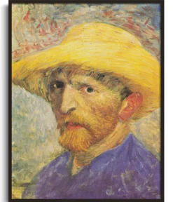Fashion Autoportrait au chapeau de paille - Vincent Van Gogh Van Gogh