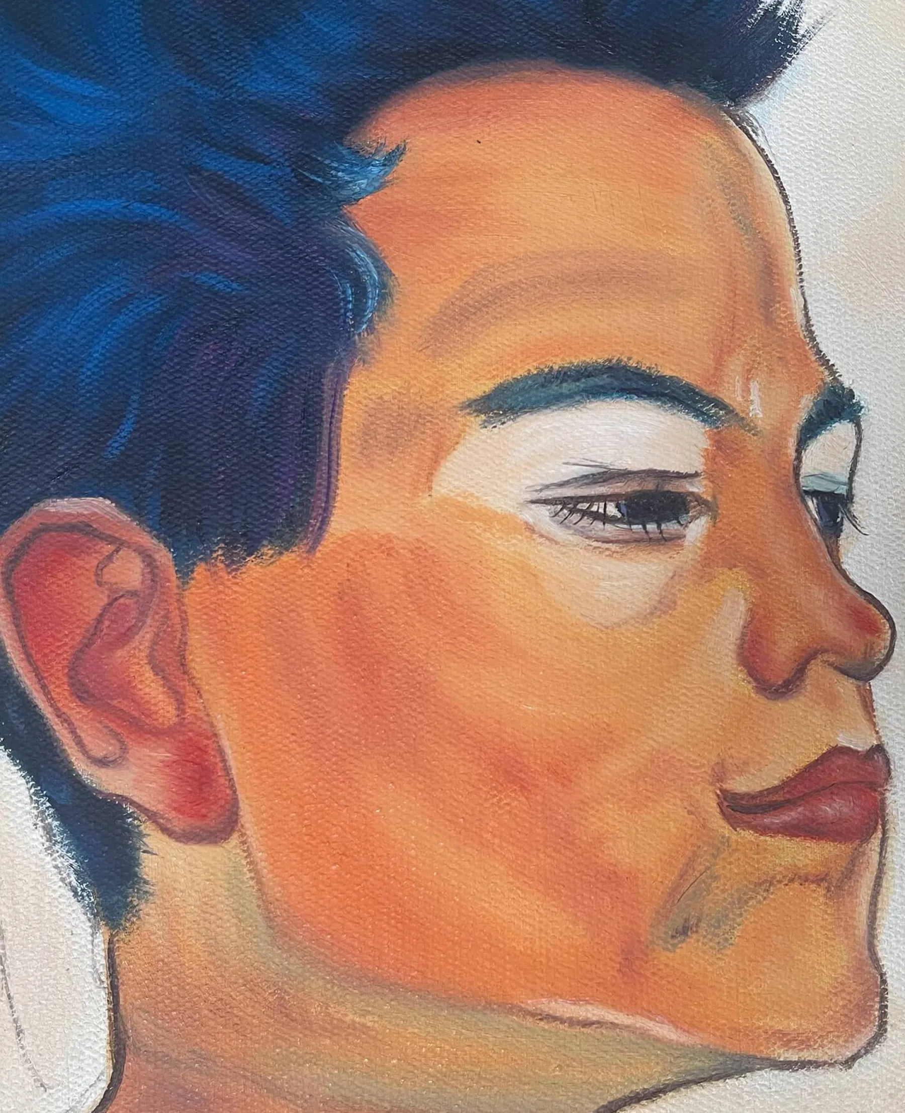 Clearance Autoportrait aux mains jointes sur la poitrine - Egon Schiele Schiele