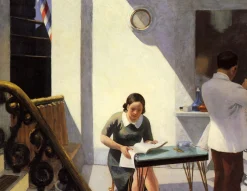 Hot Barber Shop - Edward Hopper Hopper
