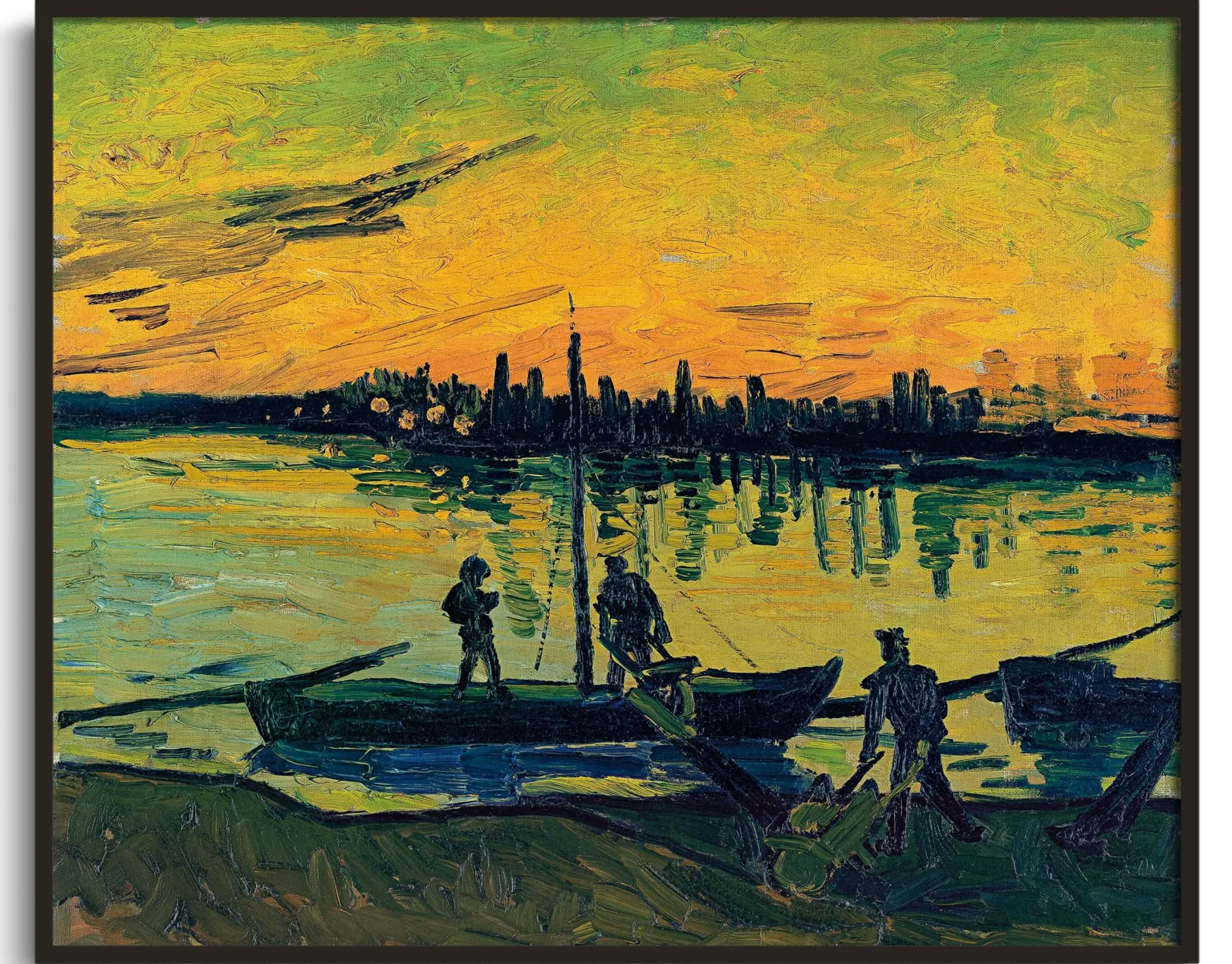 Cheap Barges à charbon - Vincent Van Gogh Van Gogh