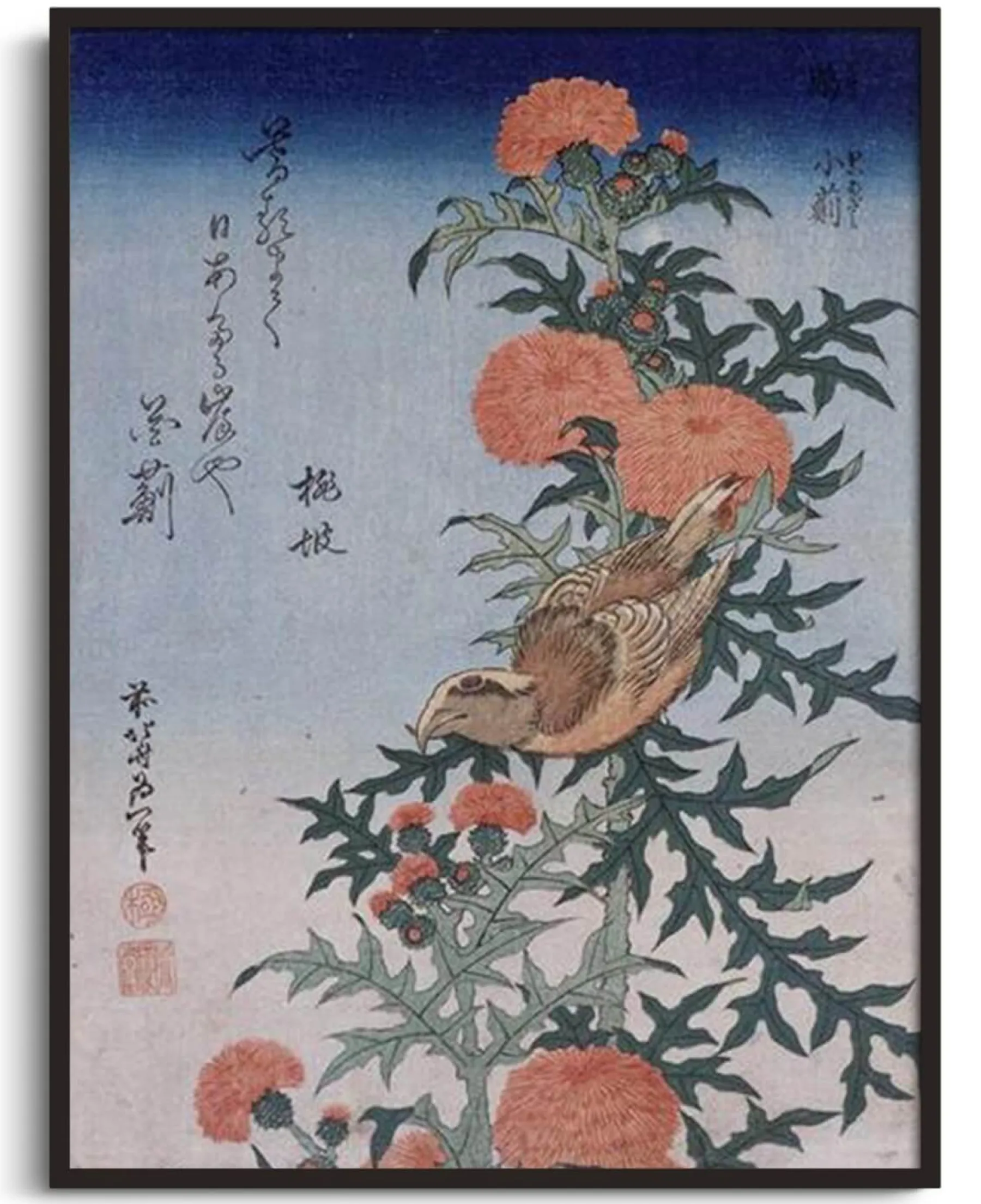 Best Bec-croisé et chardon - Hokusai Hokusai