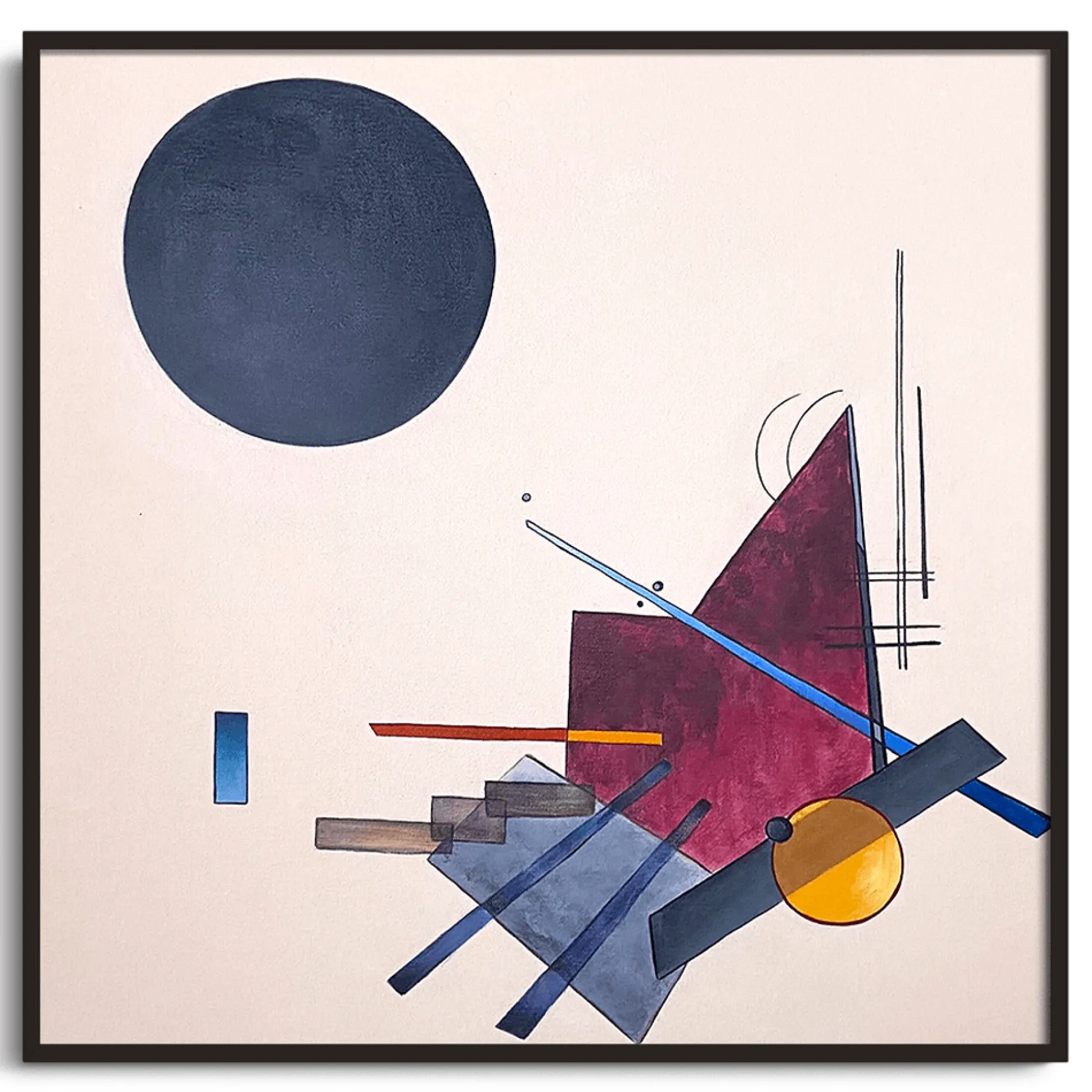 Online Black Relationship - Vassily Kandinsky Kandinsky