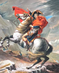 Best Sale Bonaparte franchissant le Grand-Saint-Bernard - Jacques-Louis David David