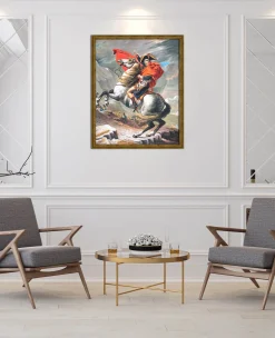 Best Sale Bonaparte franchissant le Grand-Saint-Bernard - Jacques-Louis David David