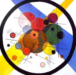 Clearance Cercles dans un cercle - Vassily Kandinsky Kandinsky
