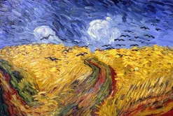 Cheap Champ de blé aux corbeaux - Vincent Van Gogh Van Gogh