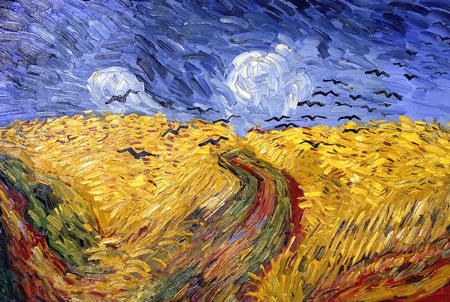 Cheap Champ de blé aux corbeaux - Vincent Van Gogh Van Gogh