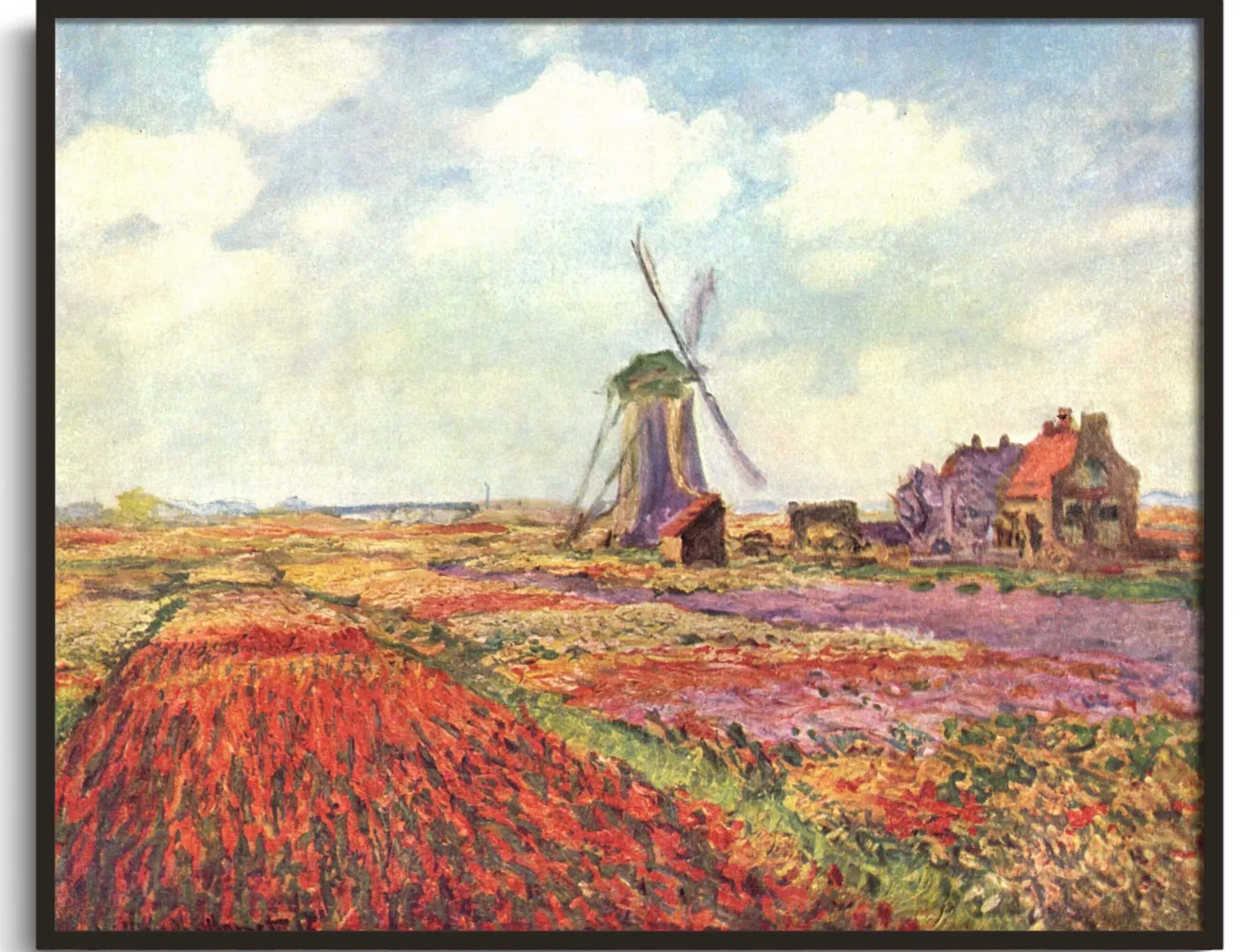 Discount Champs de tulipes en Hollande - Claude Monet Monet