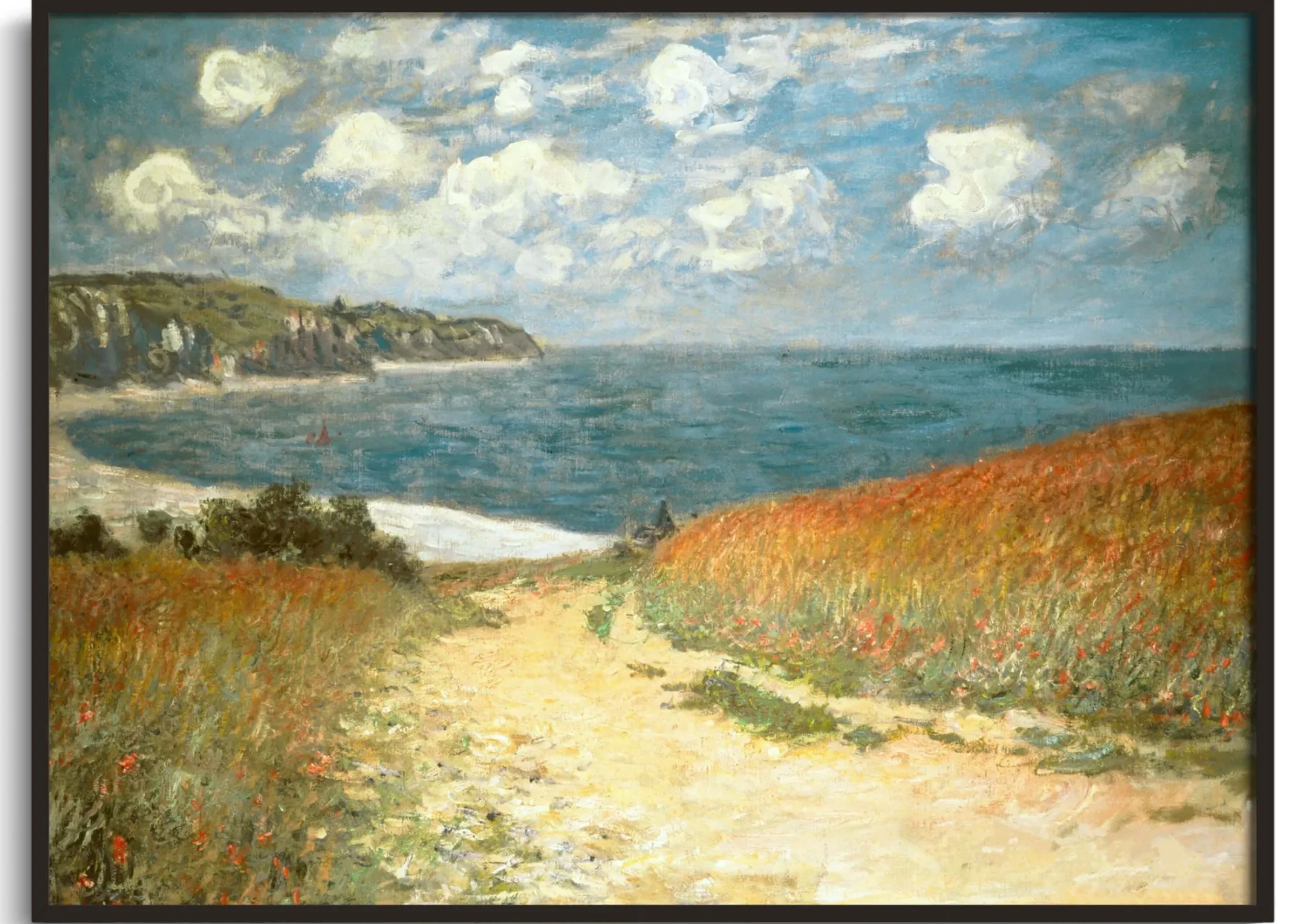 Cheap Chemin dans les blés à Pourville - Claude Monet Monet