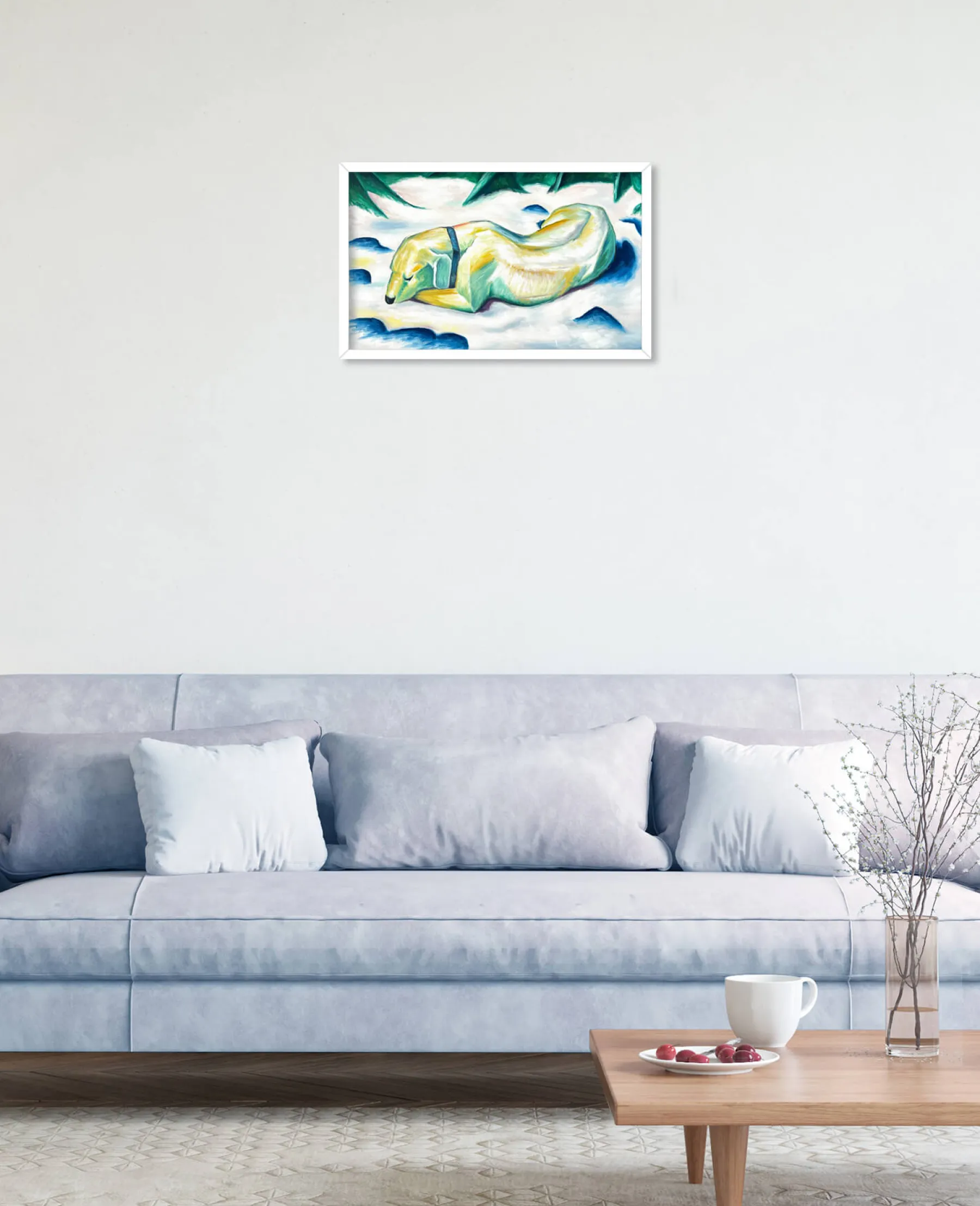Discount Chien couché dans la neige - Franz Marc Franz Marc