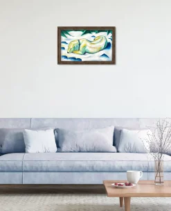Discount Chien couché dans la neige - Franz Marc Franz Marc