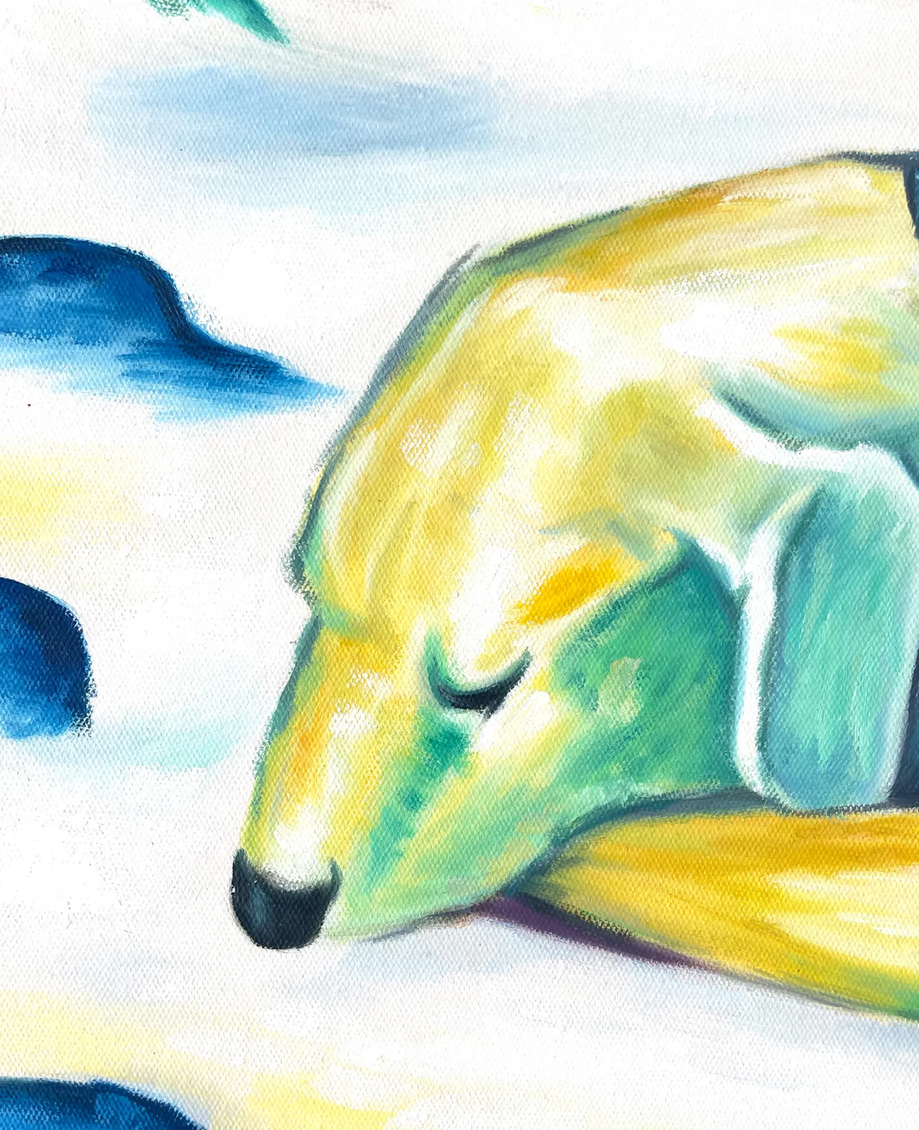 Discount Chien couché dans la neige - Franz Marc Franz Marc