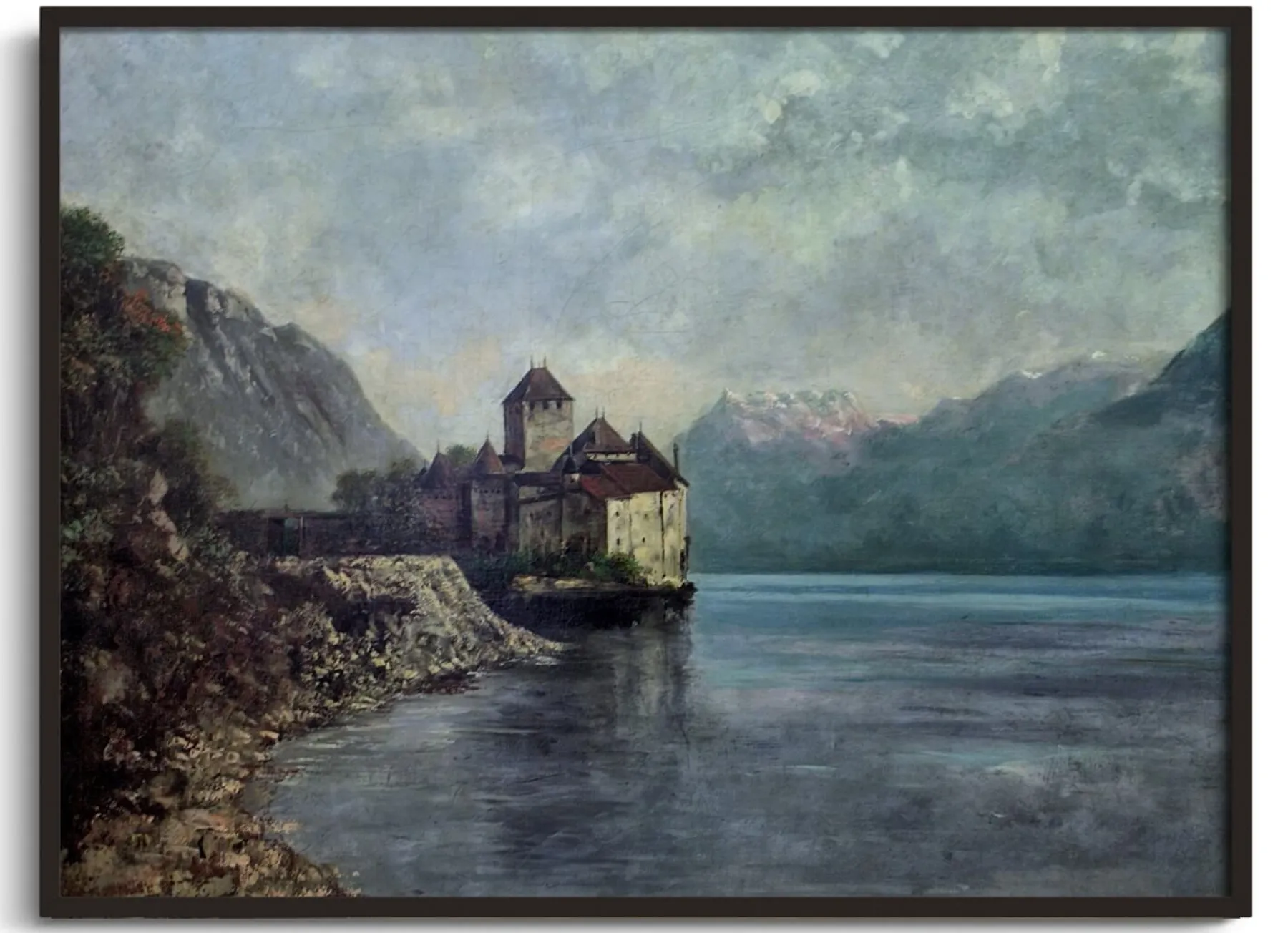 Cheap Château de Chillon - Gustave Courbet Courbet