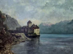 Cheap Château de Chillon - Gustave Courbet Courbet