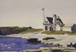 Store Coast Guard Station, Two Lights, Maine - Edward Hopper Hopper