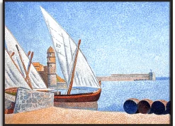 Sale Collioure, Les Balancelles - Paul Signac Signac