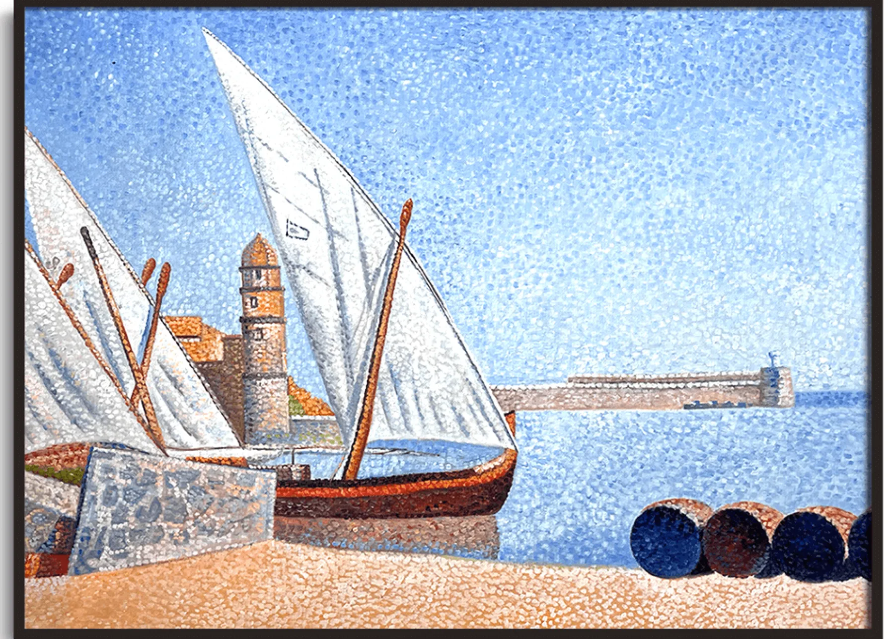 Sale Collioure, Les Balancelles - Paul Signac Signac