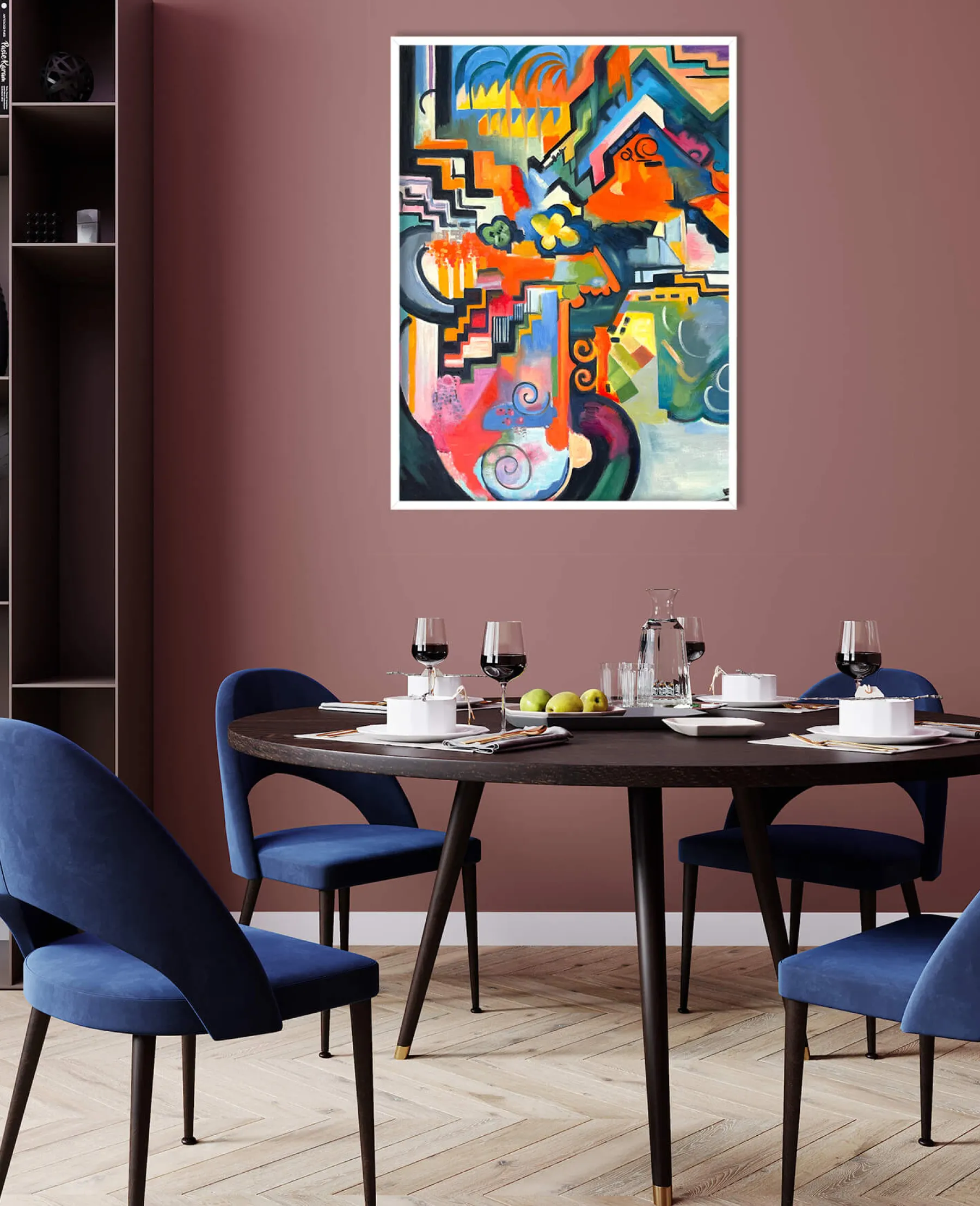 Shop Composition colorée hommage à Bach - August Macke Macke