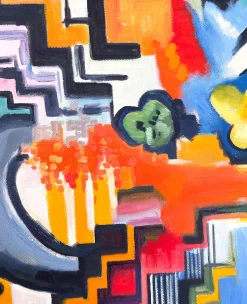 Shop Composition colorée hommage à Bach - August Macke Macke