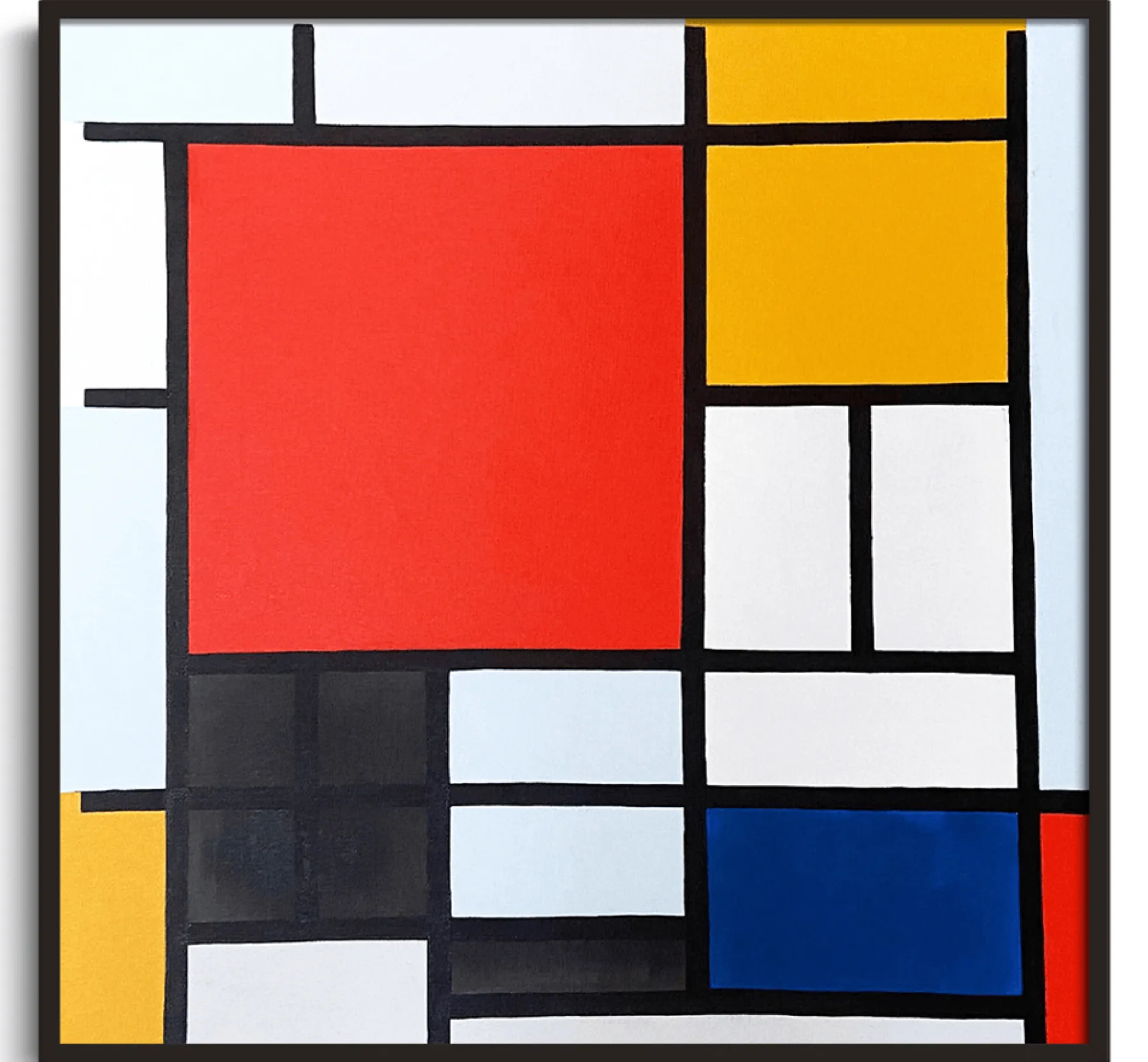 Outlet Composition en Rouge, Jaune, Bleu et Noir - Piet Mondrian Mondrian