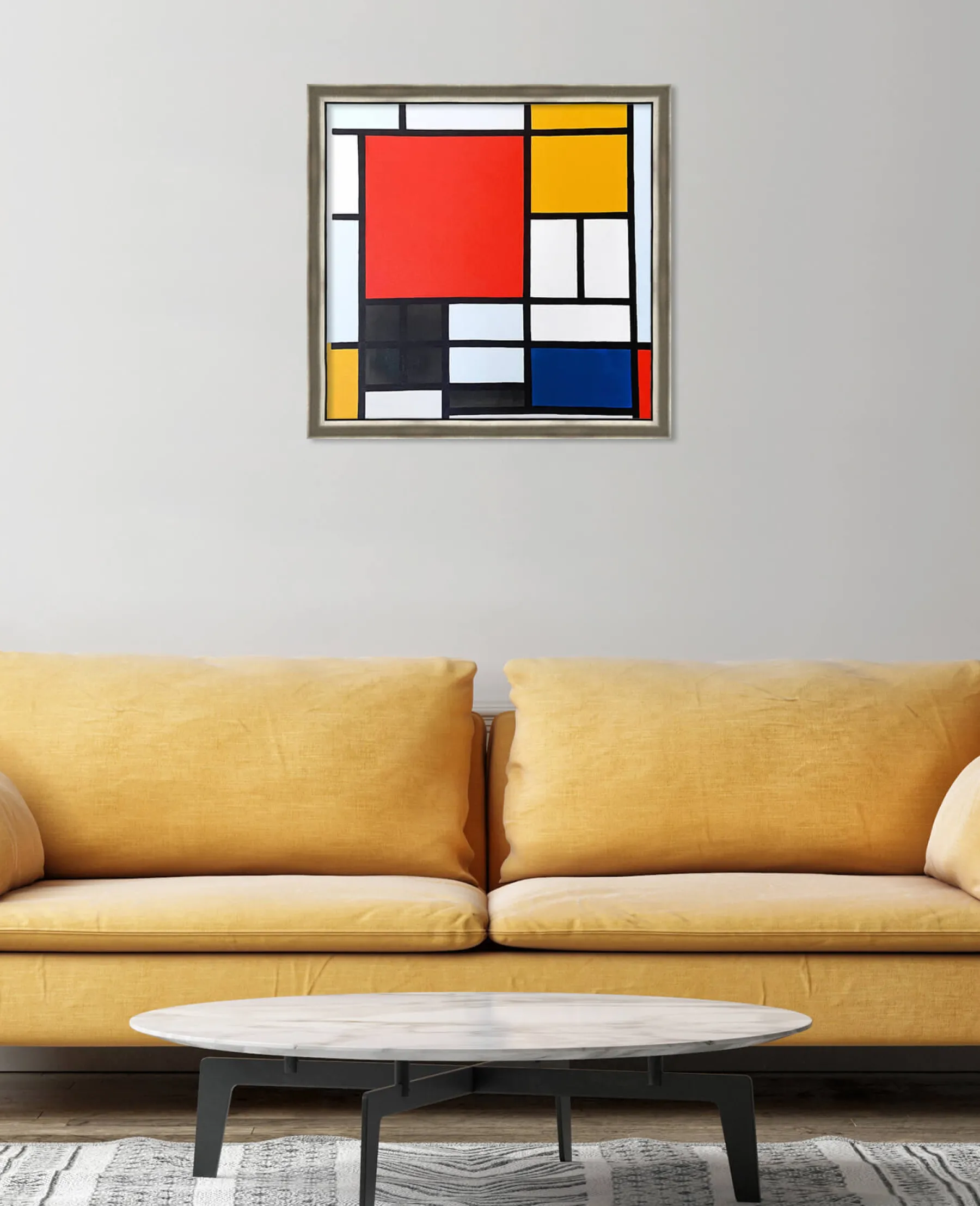 Outlet Composition en Rouge, Jaune, Bleu et Noir - Piet Mondrian Mondrian