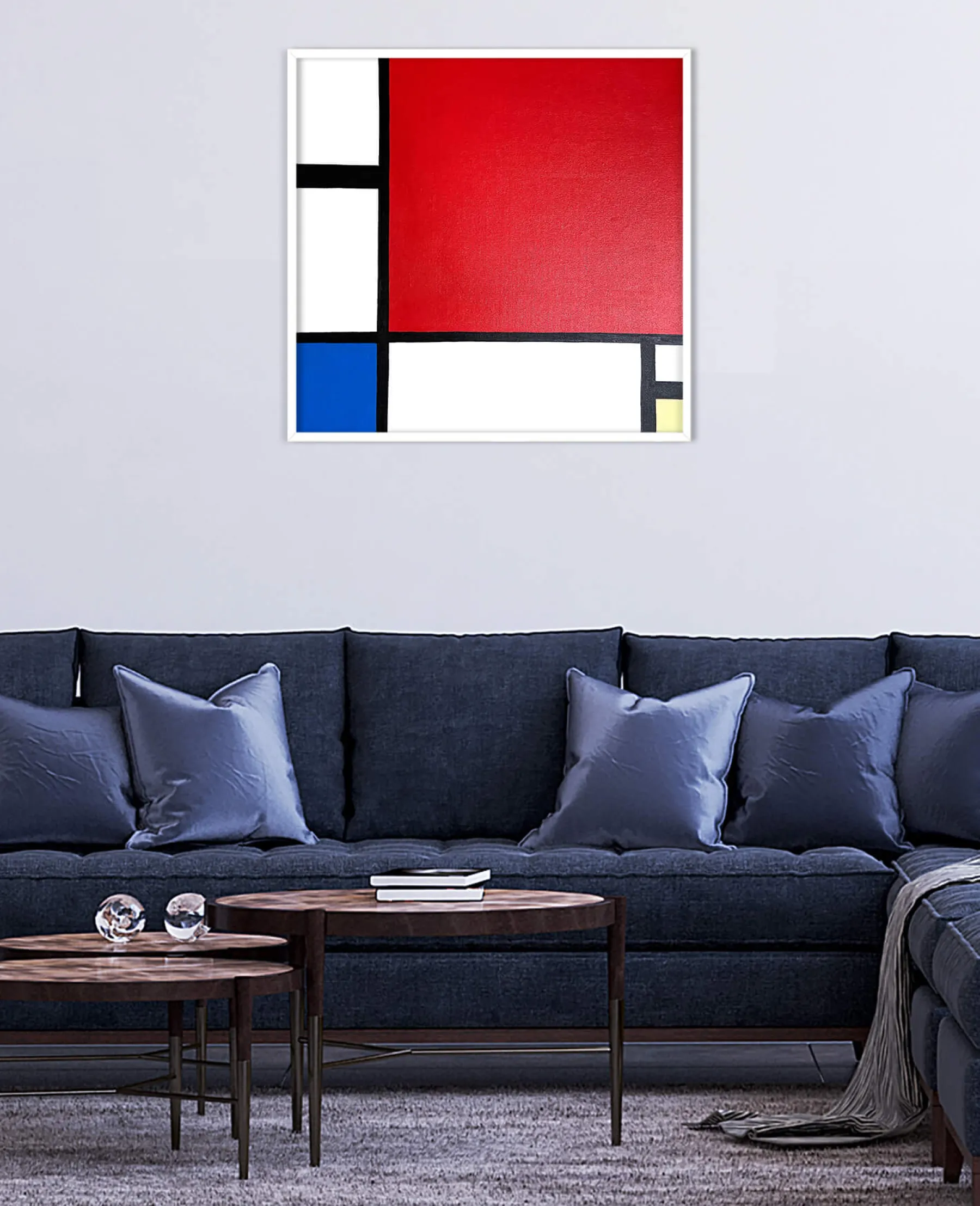 Best Sale Composition II en rouge, bleu et jaune - Piet Mondrian Mondrian