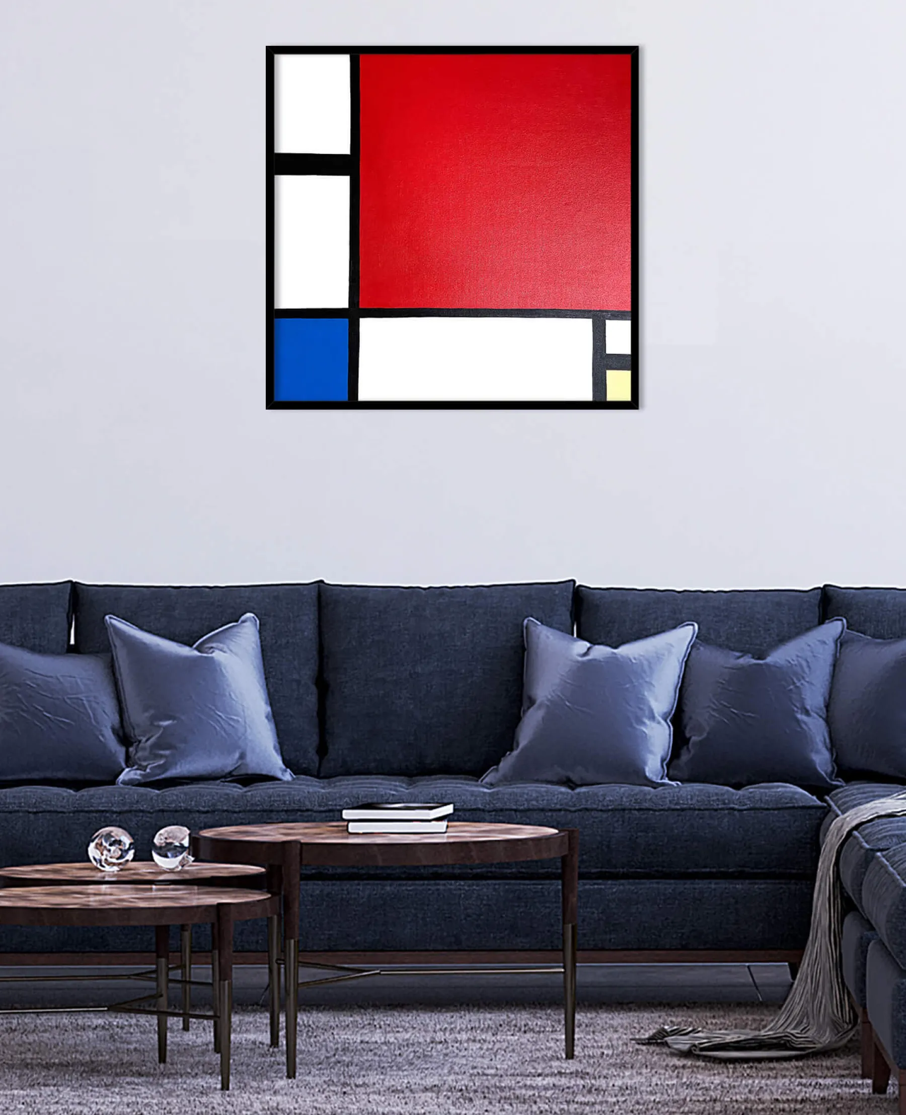 Best Sale Composition II en rouge, bleu et jaune - Piet Mondrian Mondrian