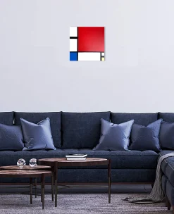 Best Sale Composition II en rouge, bleu et jaune - Piet Mondrian Mondrian