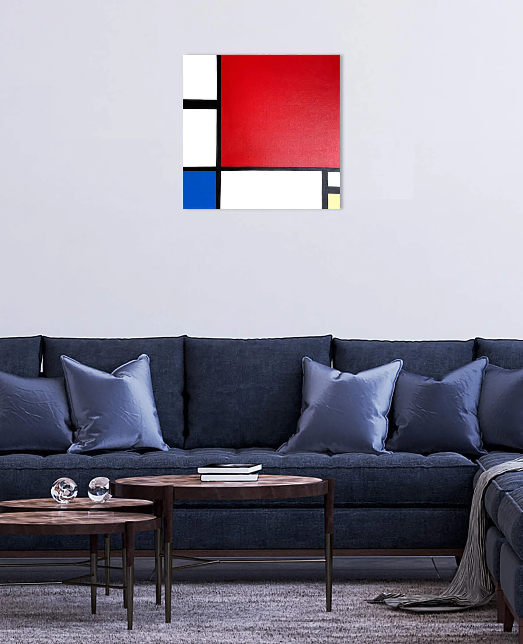 Best Sale Composition II en rouge, bleu et jaune - Piet Mondrian Mondrian