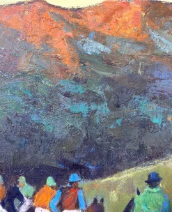 Cheap Course de chevaux dans un paysage - Edgar Degas Degas