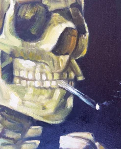 Shop Crâne à la cigarette qui fume - Vincent Van Gogh Van Gogh