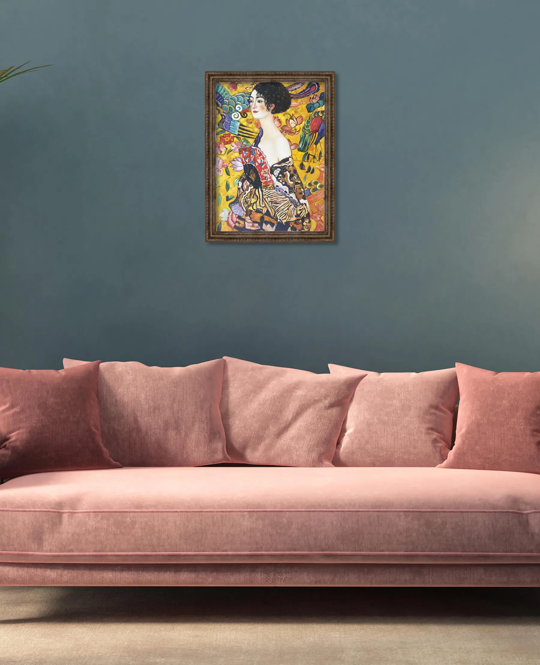 Cheap Dame à l'éventail - Gustav Klimt Klimt
