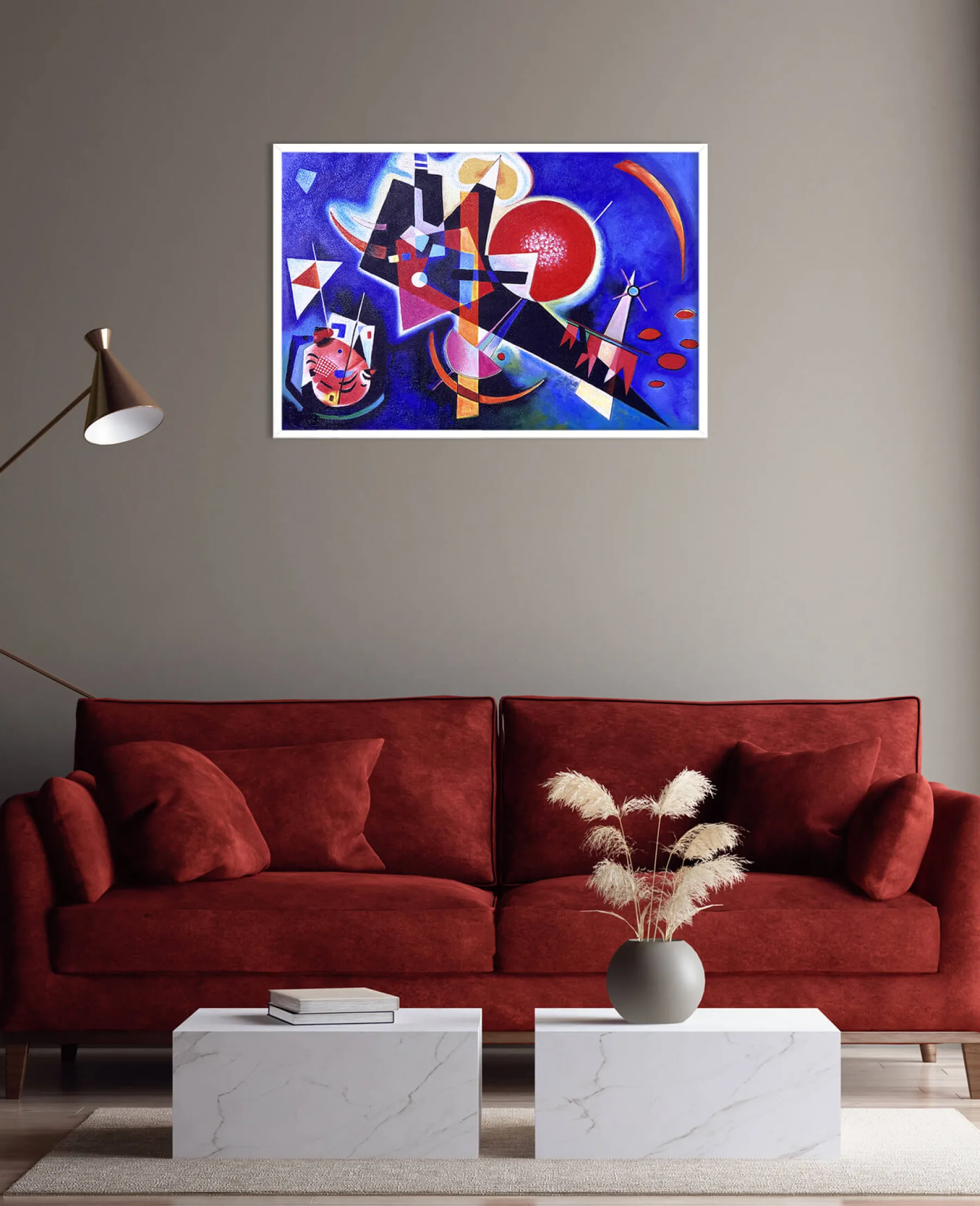 Cheap Dans le bleu - Vassily Kandinsky Kandinsky