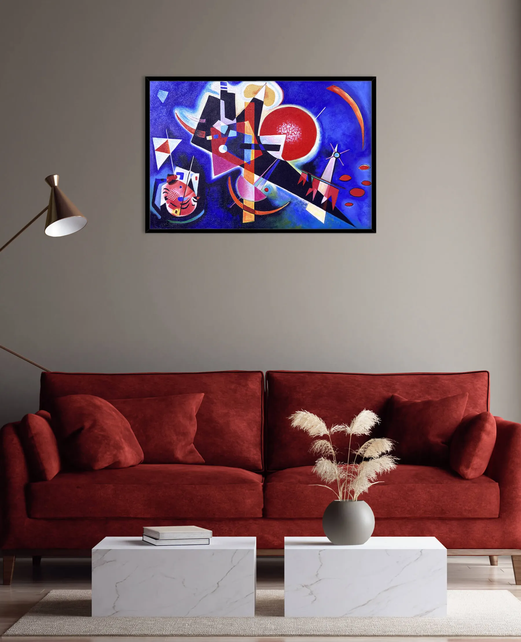 Cheap Dans le bleu - Vassily Kandinsky Kandinsky