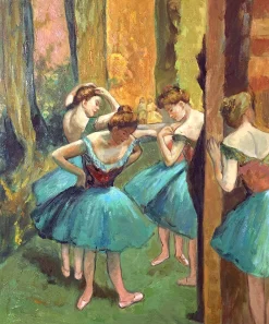 Best Danseuses en rose et vert - Edgar Degas Degas
