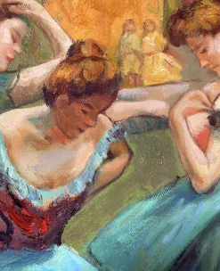 Best Danseuses en rose et vert - Edgar Degas Degas