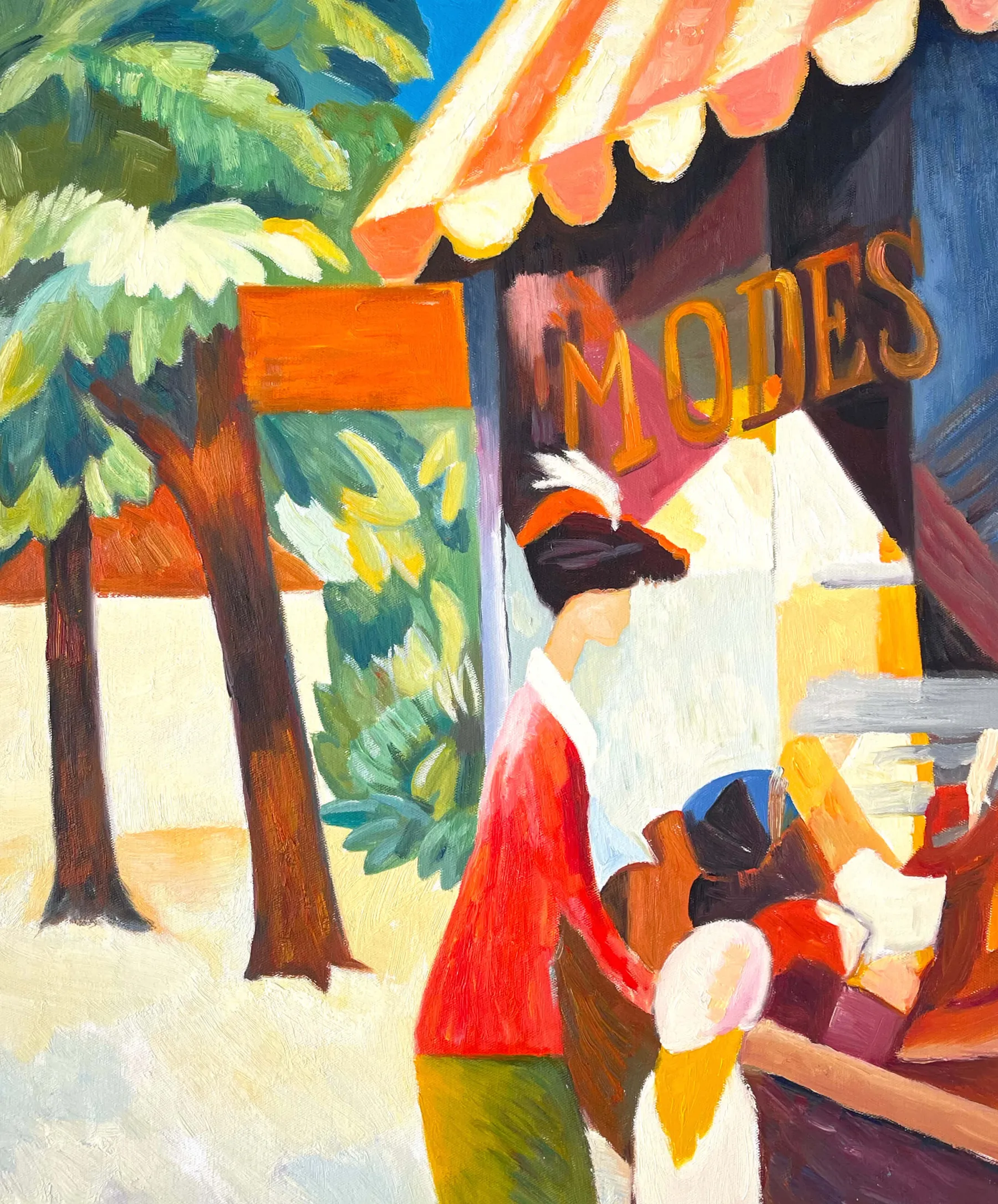 Flash Sale Devant la boutique de chapeaux - August Macke Macke