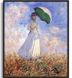 Flash Sale Femme à l'ombrelle tournée vers la droite - Claude Monet Monet