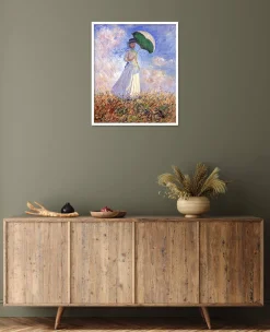 Flash Sale Femme à l'ombrelle tournée vers la droite - Claude Monet Monet