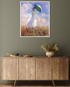 Flash Sale Femme à l'ombrelle tournée vers la droite - Claude Monet Monet