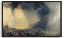 Online Hannibal traversant les Alpes - William Turner Turner
