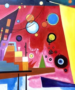 Hot Heavy Red - Vassily Kandinsky Kandinsky