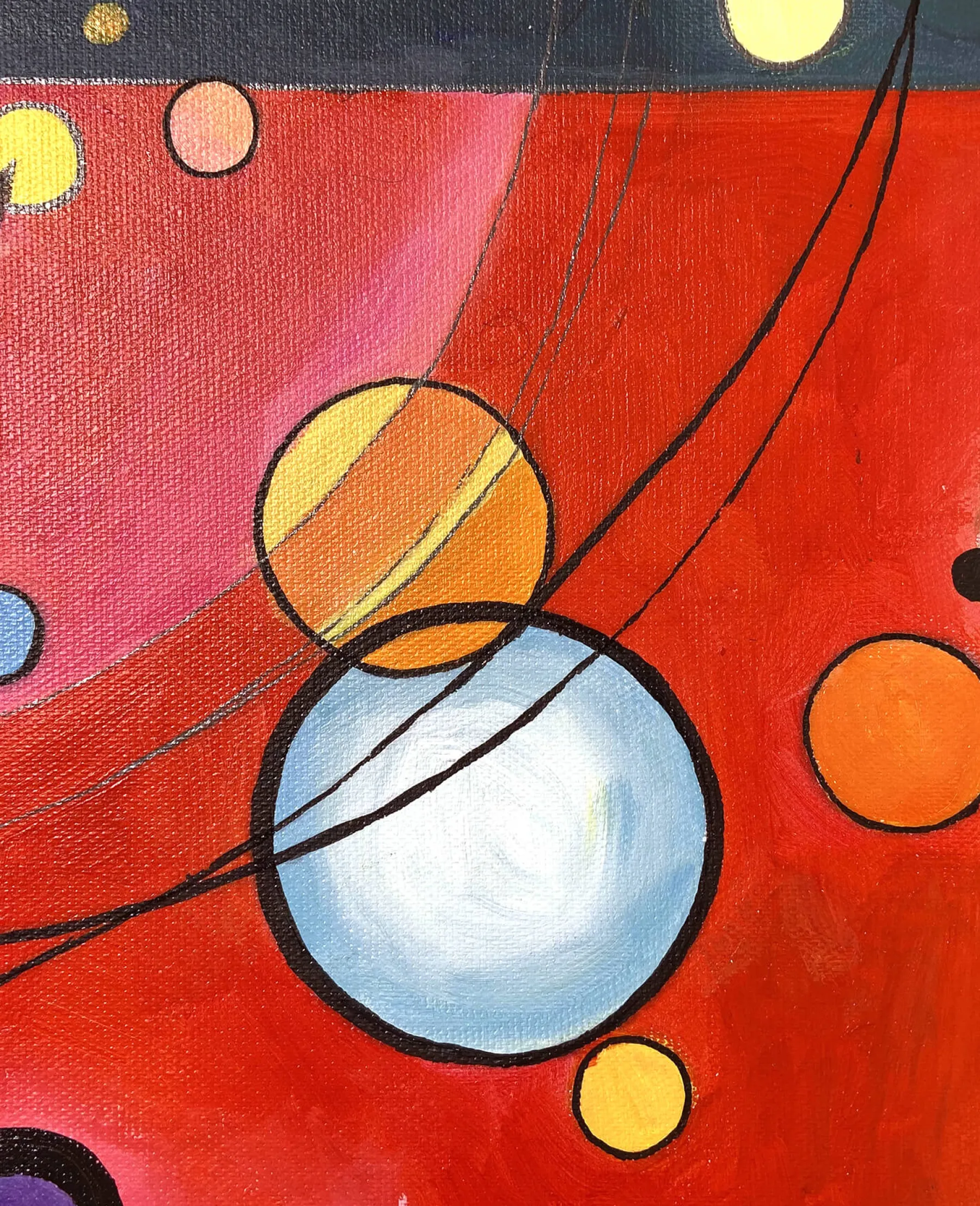 Hot Heavy Red - Vassily Kandinsky Kandinsky