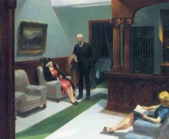 Hot Hotel Lobby - Edward Hopper Hopper