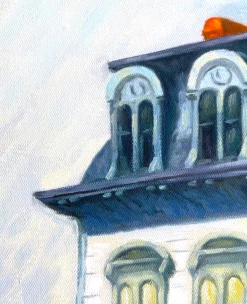 Clearance House by the Railroad - Edward Hopper Hopper