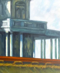 Clearance House by the Railroad - Edward Hopper Hopper
