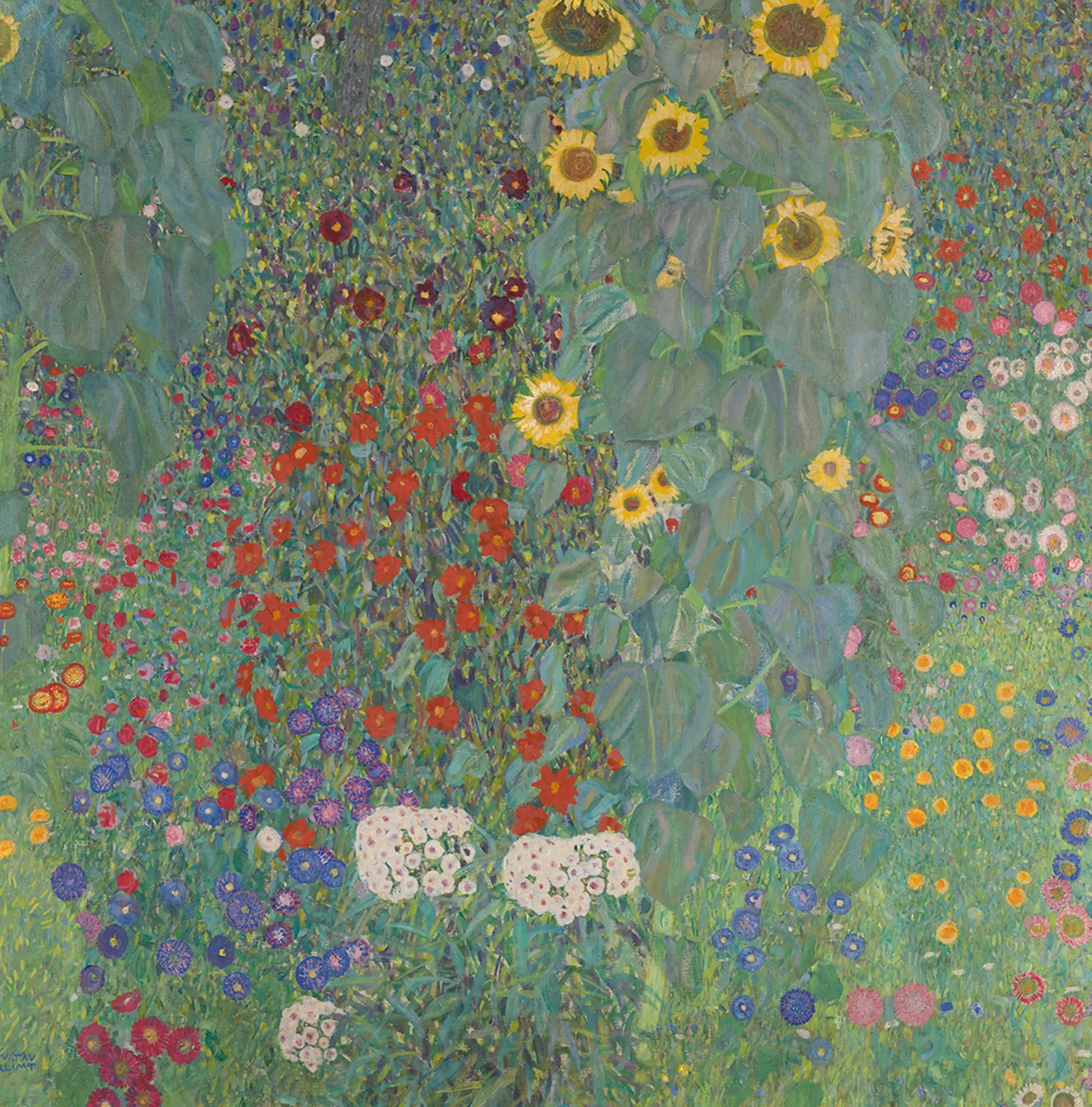 Best Sale Jardin aux tournesols - Gustav Klimt Klimt