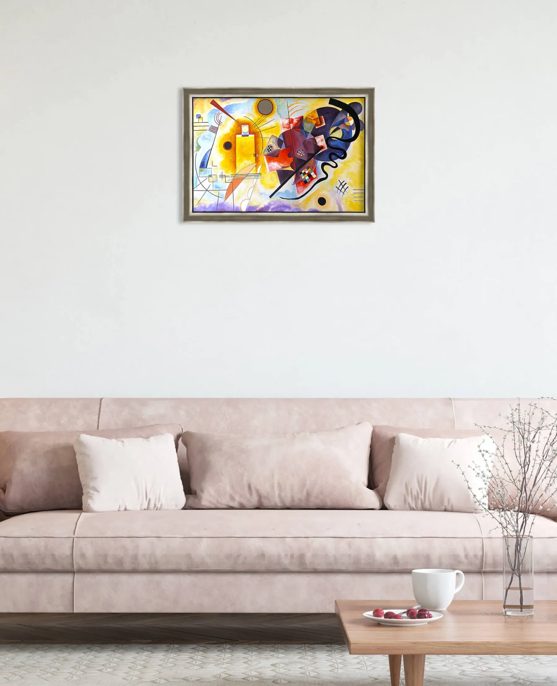 Hot Jaune-rouge-bleu - Vassily Kandinsky Kandinsky