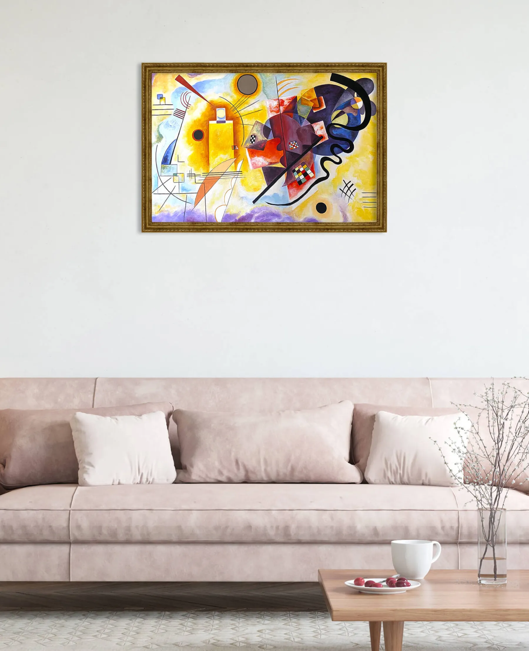 Hot Jaune-rouge-bleu - Vassily Kandinsky Kandinsky